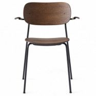 Audo Copenhagen Co Chair matstol med armstöd Mörkbetsad ek
