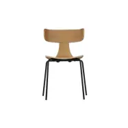 WOOOD Collection matstol - naturlig askfaner och svart stål