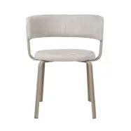 BROSTE COPENHAGEN Oda Matstol - Grått Tyg och Järn