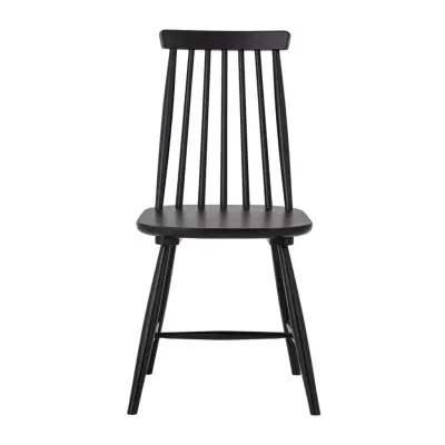 CREATIVE COLLECTION Gilli Matstol - Svart Gummiträ