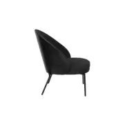 DUTCHBONE Lounge Chair Rodin Bouclé Svart