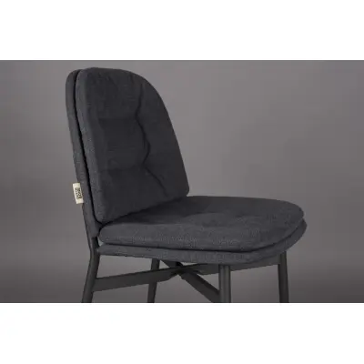 DUTCHBONE Stol Jadeblå