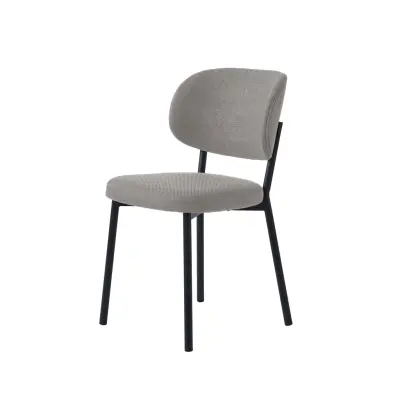 Fowler matstol -äkta polyester och svarta ben