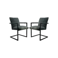 HSM COLLECTION Matstol Boston S/2 Adore 156 Hunter 56*68*89