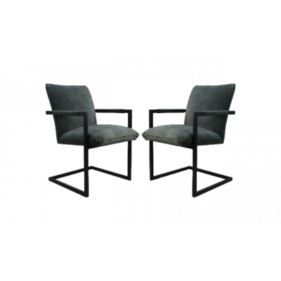 HSM COLLECTION Matstol Boston S/2 Adore 156 Hunter 56*68*89