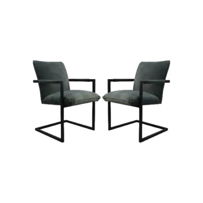 HSM COLLECTION Matstol Boston S/2 Adore 156 Hunter 56*68*89