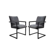 HSM COLLECTION Matstol Boston S/2 Adore 68 M&ouml;rkgr&aring; 56*68*89