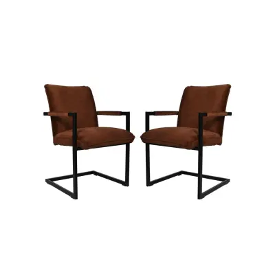 HSM COLLECTION Matstol Boston S/2 Adore 96 Bruin 56*68*89