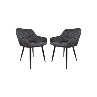 HSM COLLECTION Matstol Liverpool S/2 Antaracit 56*61*79