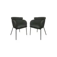 HSM COLLECTION Matstol Luca S/2 Antracit 57*60*81