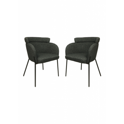 HSM COLLECTION Matstol Luca S/2 Antracit 57*60*81