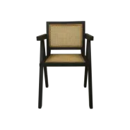 HSM COLLECTION Phi Matstol Mahogny Svart 56*52*83