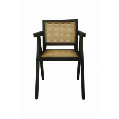 HSM COLLECTION Phi Matstol Mahogny Svart 56*52*83