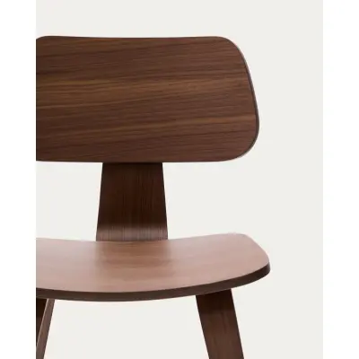 KAVE HOME Gena matstol - brun valnötsfaner