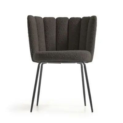 LAFORMA Aniela Matstol - Svart Tyg och Svart Metall
