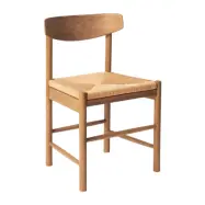 Stol Alma med flätat sits Ek