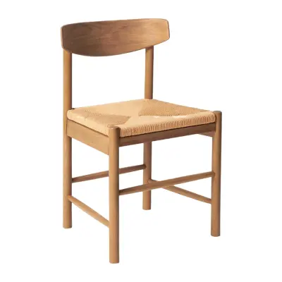 Stol Alma med flätat sits Ek