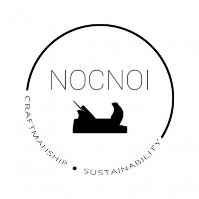 NocNoi Venø matstol med armstöd, tyg och massiv ek - Oljad