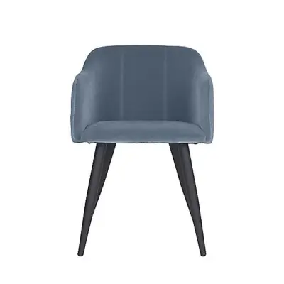 Pernilla Stol Sammet Pastel Blue
