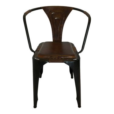 SJÄLSÖ NORDIC Matstol i Järn och Läder