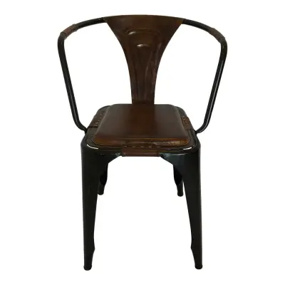 SJÄLSÖ NORDIC Matstol i Järn och Läder