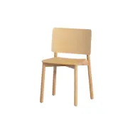 TR&Auml; EXKLUSIVT Karel matstol, stapelbar - naturlig ask