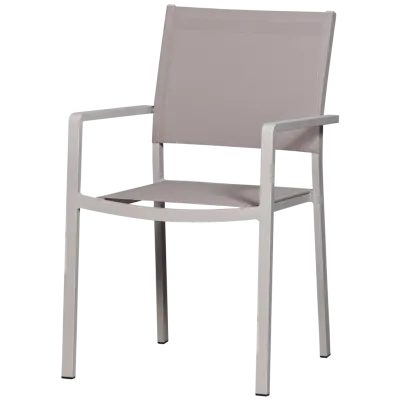 TRÄSET V 2 - FOWL TRÄDGÅRDSSTOL ALUMINIUM/TEXTIL SAND