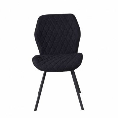 VENTURE DESIGN Gemma Matstol - Svart Polyester och Svart Metall