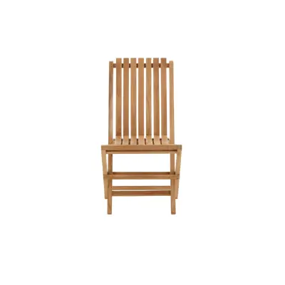 VENTURE HOME Ghana - Hopfällbar stol - Naturlig - Teak -