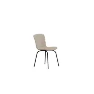 VENTURE HOME Linus Matstol - 2-pack - Svart / Beige Bouclé