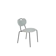WHITE LABEL LIVING Aspen matstol - ljusgrönt tyg och metall