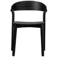 WOOOD CRAS MATSALSSTOL SVART