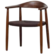 WOOOD EMBRACE MATSALSSTOL MED KONDIETTA, MÖRKBRUN