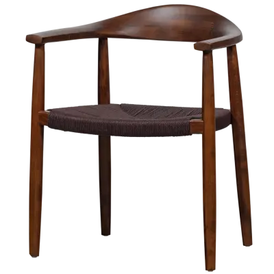 WOOOD EMBRACE MATSALSSTOL MED KONDIETTA, MÖRKBRUN