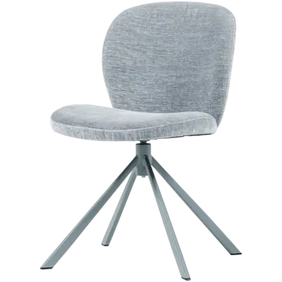 WOOOD Femke Matstol Chenille Blå