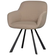 WOOOD JUNO MATSALSSTOL MED NÄT NATURLIG