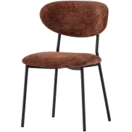 WOOOD Kjeld Matstol Chenille Strukturerad Brun