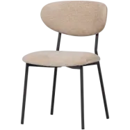 WOOOD Kjeld Matstol Chenille Strukturerad Naturfärgad