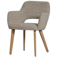 WOOOD MURAT MATSSTOL NATURLIG MED TRÄ NATURLIGT