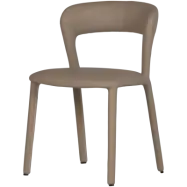 WOOOD Noble matstol läderliknande sand