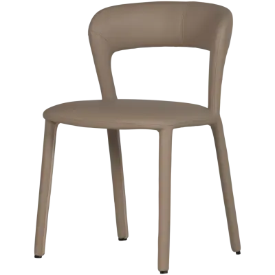 WOOOD Noble matstol läderliknande sand