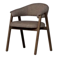 WOOOD Tunar Matstol Med Armstöd Trä Brun [Fsc]