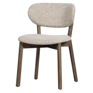 WOOOD UDAR MATSSTOL MED TRÄRAM MÖRKBRUN