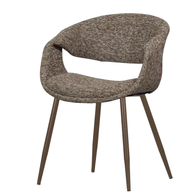 WOOOD YOSSI MATSSTOL BRUN MED KOPPARBEN