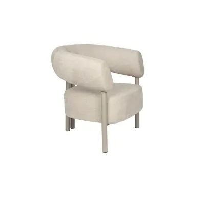 ZUIVER Lounge stolklackar Beige