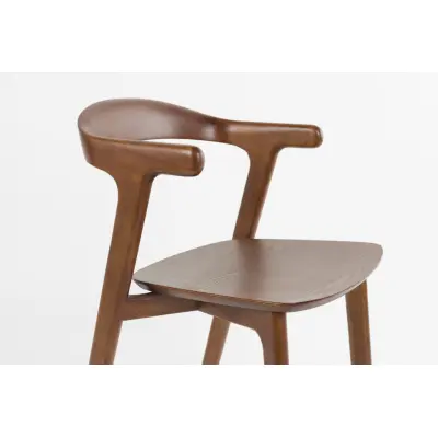 ZUIVER Stol Northwood Valnöt