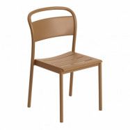 Muuto Linear steel side chair stol Burnt orange