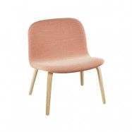 Muuto Visu loungefåtölj klädd stol Steelcut trio 515-Oak