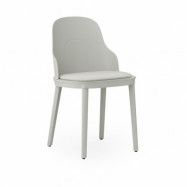 Normann Copenhagen Allez stol med dyna Warm Grey
