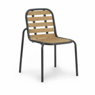 Normann Copenhagen Vig Robinia stol Black